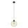 Lámpara colgante MERCURE 1xE27/15W/230V dorado/negro