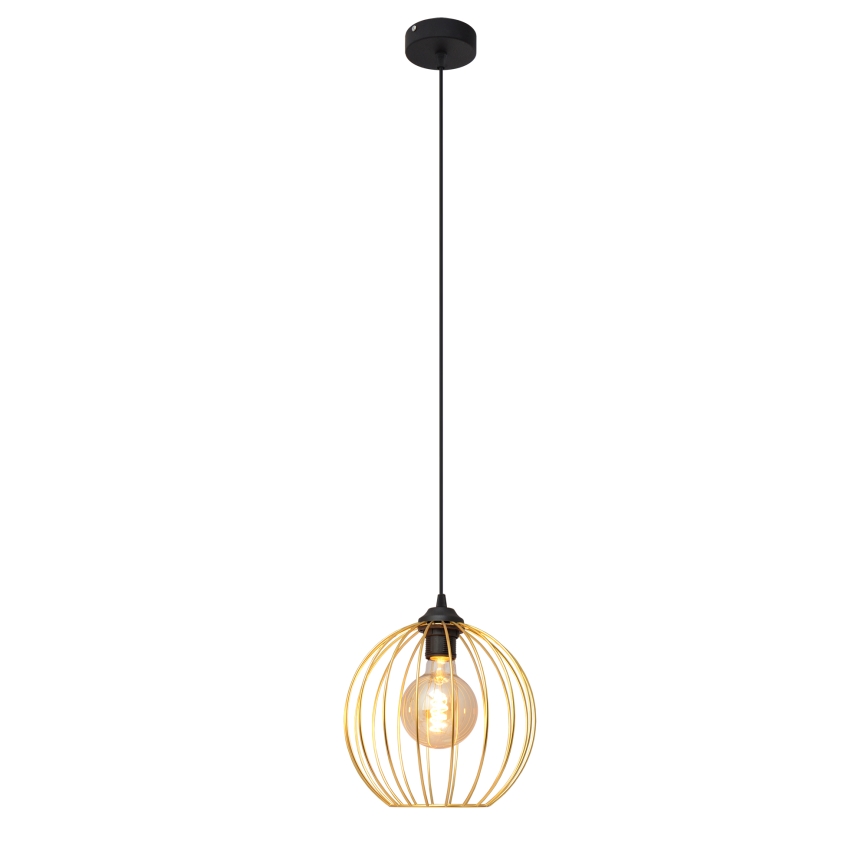 Lámpara colgante MERCURE 1xE27/15W/230V dorado/negro