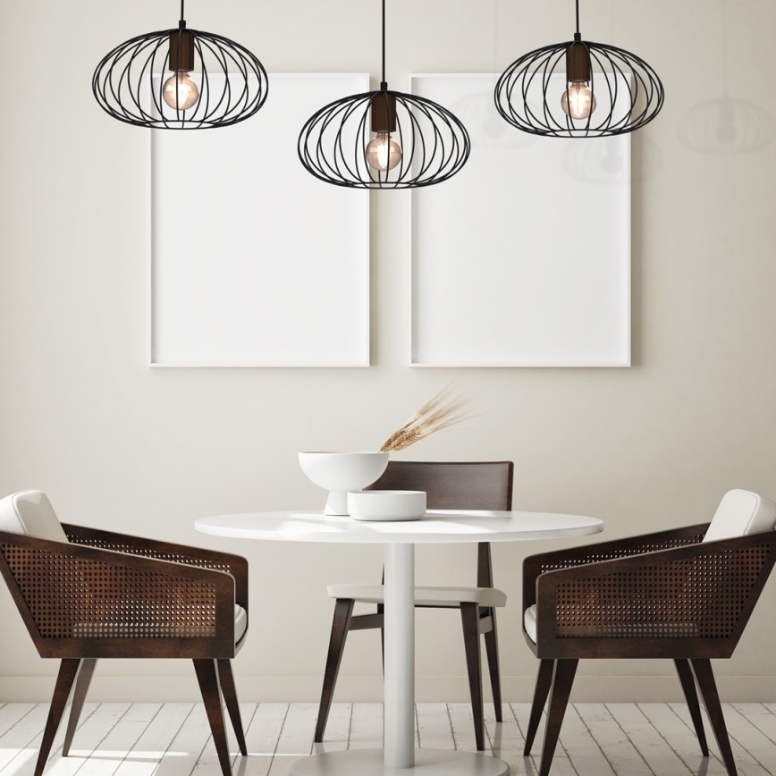 Lámpara colgante MERIDIANO 3xE27/60W/230V