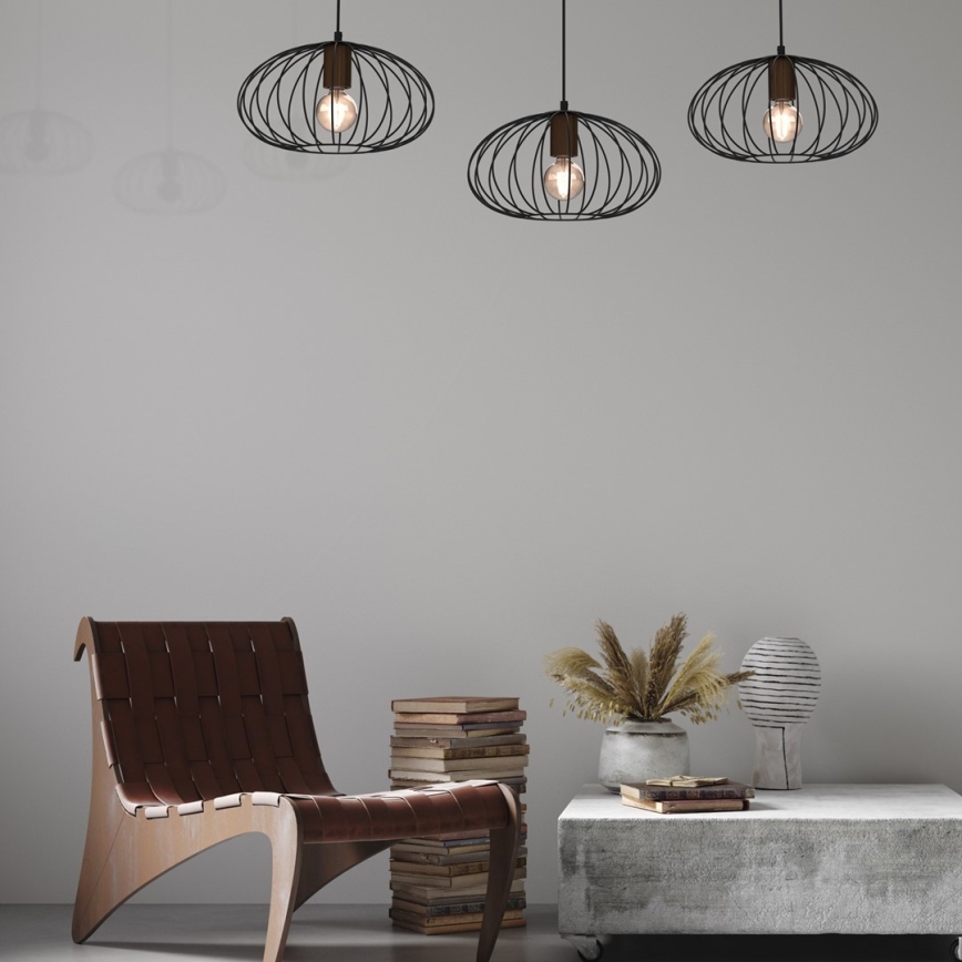 Lámpara colgante MERIDIANO 3xE27/60W/230V