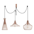 Lámpara colgante MEZOPOTAMYA 3xE27/40W/230V araña