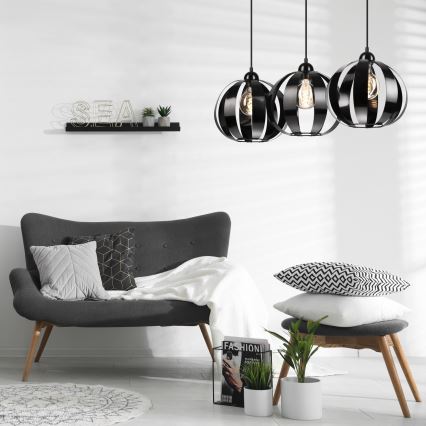 Lámpara colgante MINDY 3xE27/15W/230V
