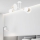 Lámpara colgante MINERVA 2xE27/15W + 2xE14/10W/230V blanco