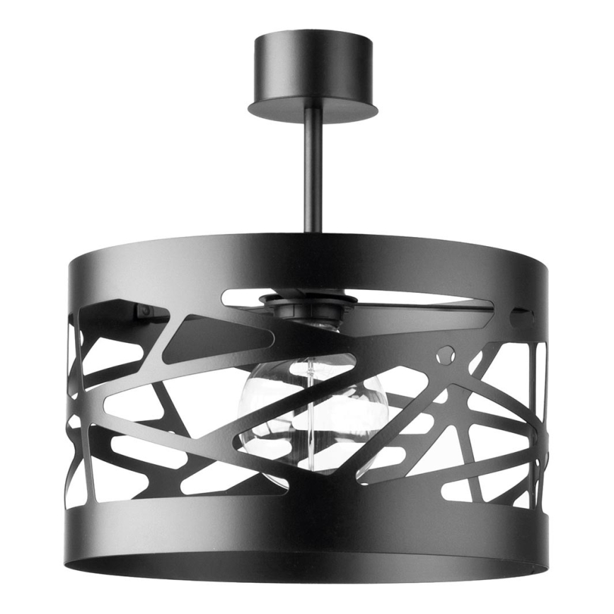 Lámpara colgante MODUL FREZ 1xE27/60W/230V diá. 30 cm negro