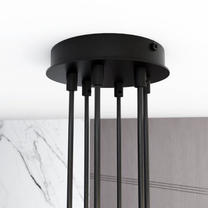 Lámpara colgante MODUS 6xGX53/10W/230V negro