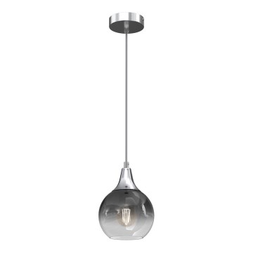 Lámpara colgante MONTE 1xE27/60W/230V diá. 15 cm cromo mate