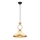 Lámpara colgante MONZA 1xE27/40W/230V diámetro 30 cm crema/bronce