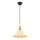 Lámpara colgante MONZA 1xE27/40W/230V Ø 25 cm crema/dorada