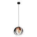 Lámpara colgante MOONLIGHT 1xE27/15W/230V negro/cobre