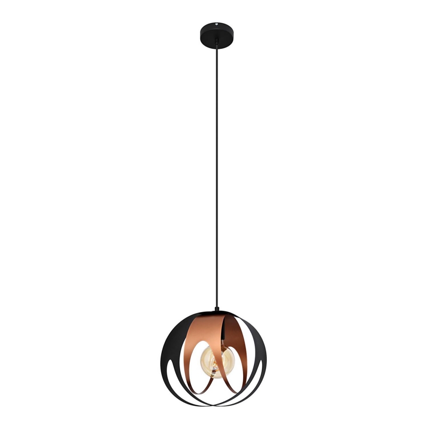 Lámpara colgante MOONLIGHT 1xE27/15W/230V negro/cobre