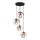 Lámpara colgante MOONLIGHT 4xE27/15W/230V negro/cobre