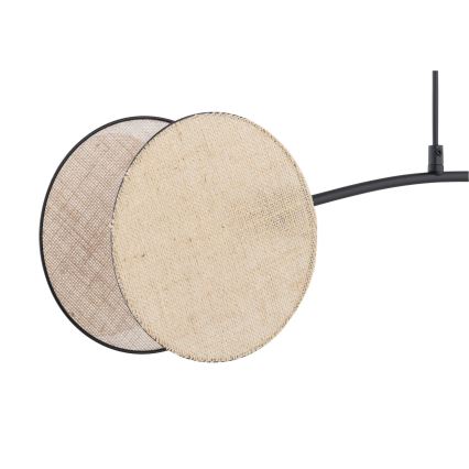 Lámpara colgante MOTIF 2xE27/15W/230V beige