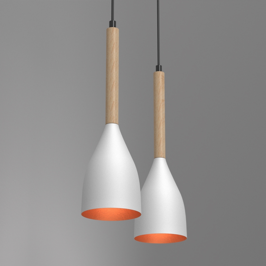 Lámpara colgante MUZA 2xE27/60W/230V