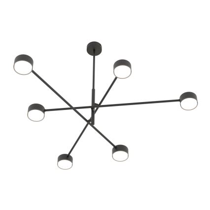 Lámpara colgante NATSU 6xGX53/12W/230V negro