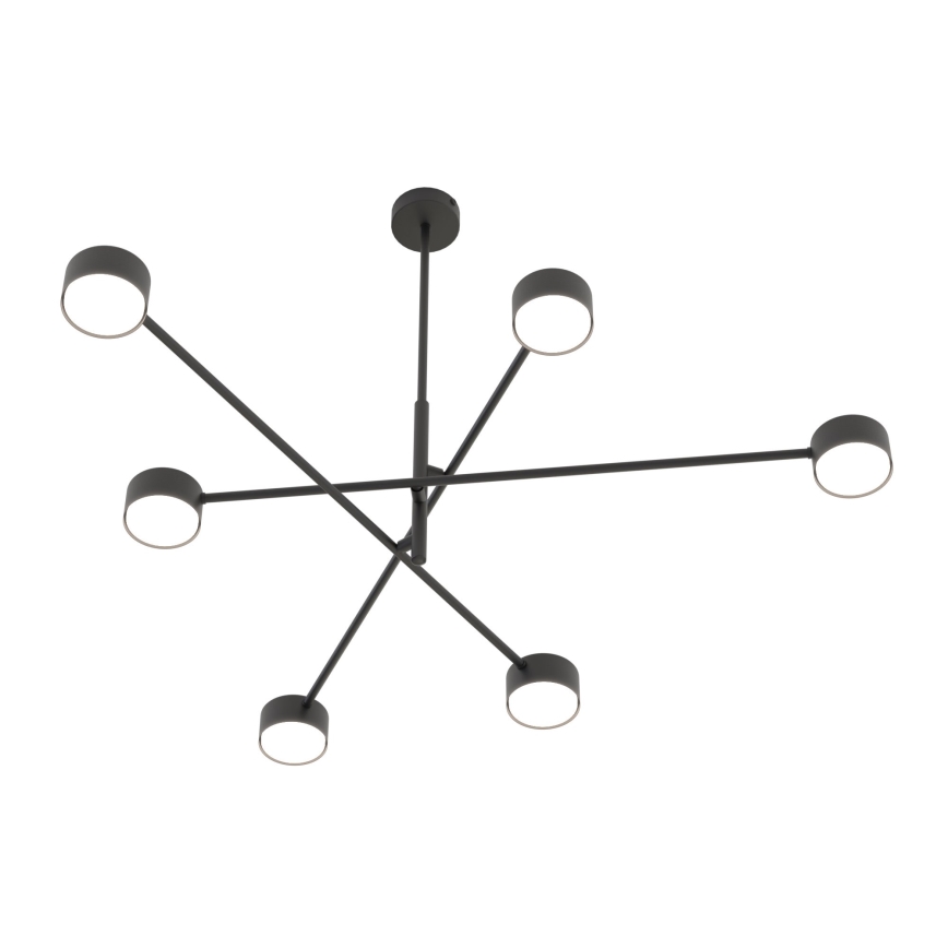 Lámpara colgante NATSU 6xGX53/12W/230V negro