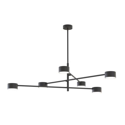 Lámpara colgante NATSU 6xGX53/12W/230V negro