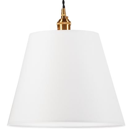 Lámpara colgante NELLY 1xE27/60W/230V blanco/cobre