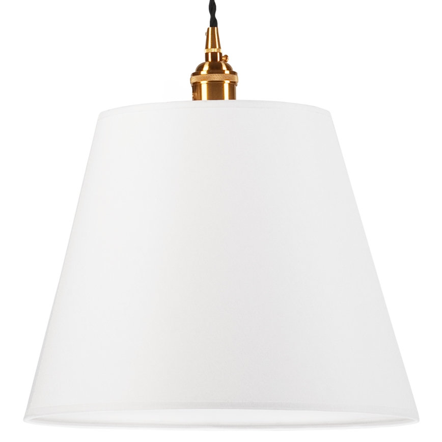 Lámpara colgante NELLY 1xE27/60W/230V blanco/cobre