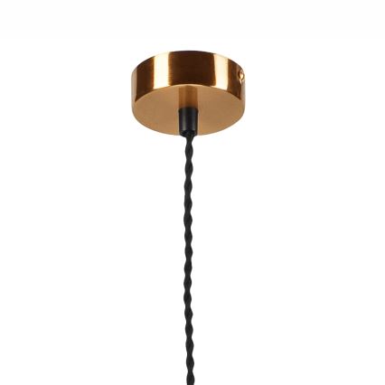 Lámpara colgante NELLY 1xE27/60W/230V blanco/cobre