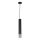 Lámpara colgante NEST 1xGU10/8W/230V negro/cromo brillante