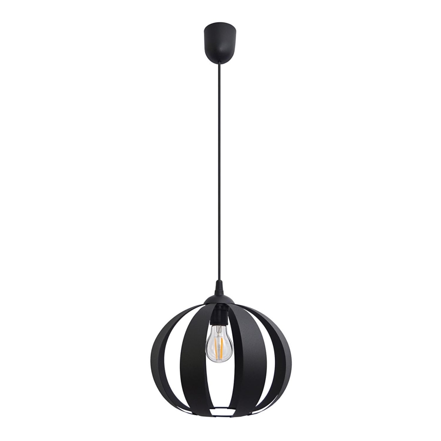 Lámpara colgante NEWTON 1xE27/15W/230V negro