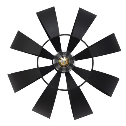 Lámpara colgante NEWTON 1xE27/15W/230V negro