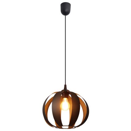 Lámpara colgante NEWTON 1xE27/15W/230V negro
