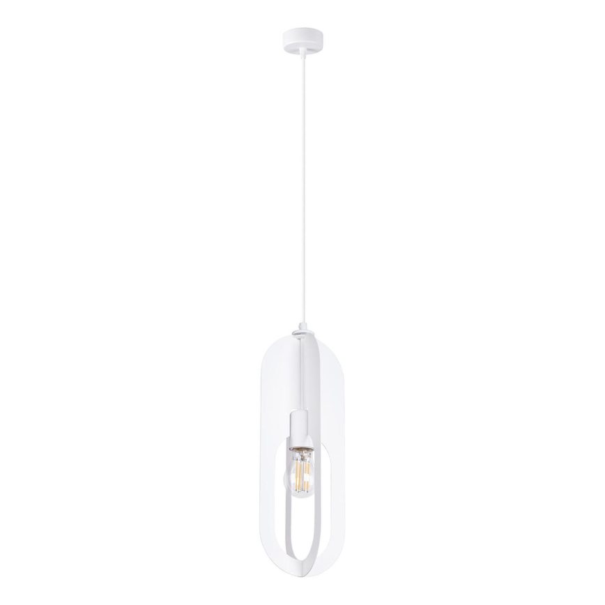 Lámpara colgante NICUS 1xE27/15W/230V blanco
