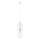 Lámpara colgante NICUS 1xE27/15W/230V blanco