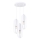 Lámpara colgante NICUS 3xE27/15W/230V blanco