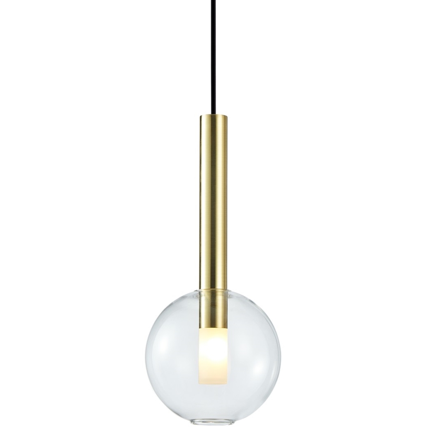Lámpara colgante NIKO 1xG9/9W/230V diá. 15 cm dorado