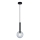 Lámpara colgante NIKO 1xG9/9W/230V diá. 15 cm negro