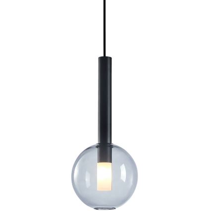 Lámpara colgante NIKO 1xG9/9W/230V diá. 15 cm negro