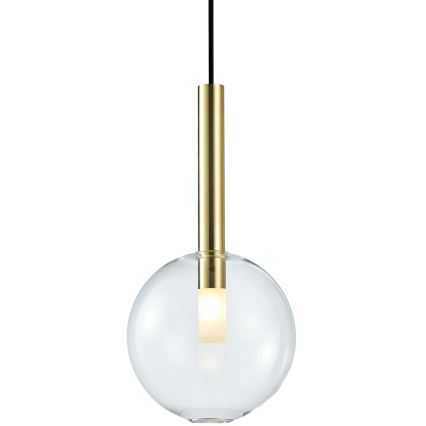Lámpara colgante NIKO 1xG9/9W/230V diá. 20 cm dorado