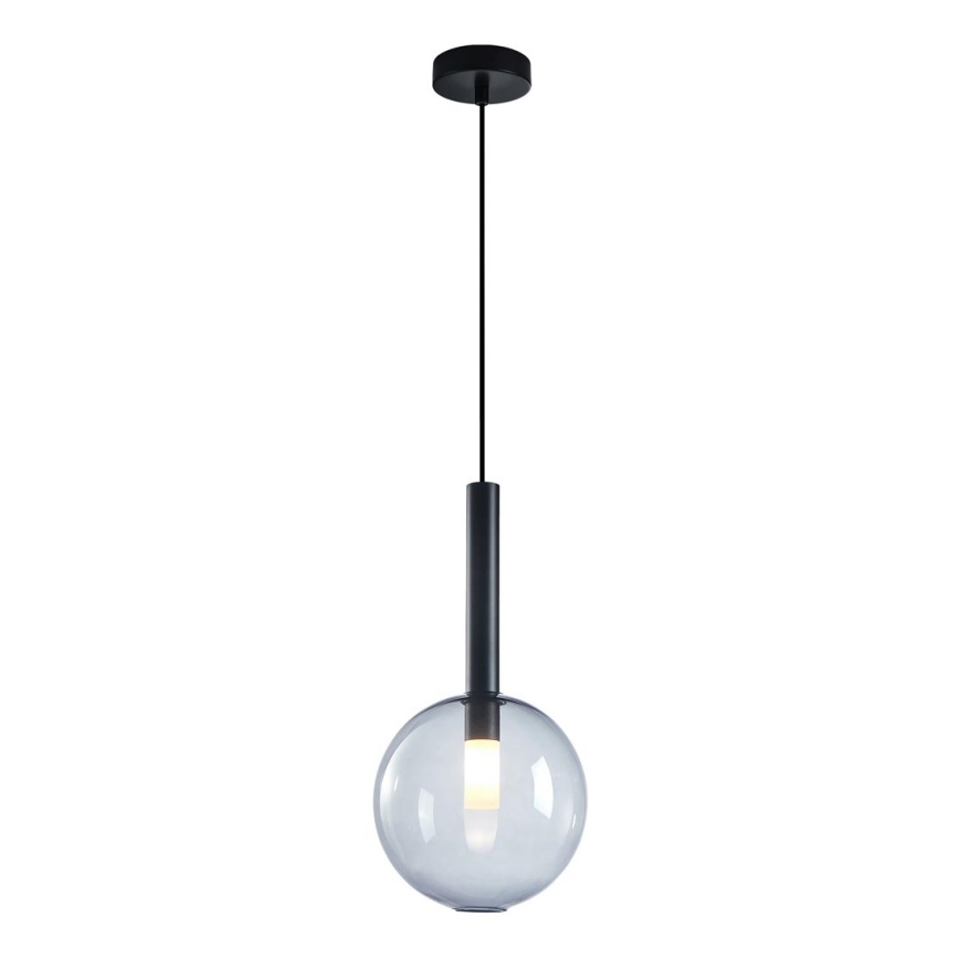 Lámpara colgante NIKO 1xG9/9W/230V diá. 20 cm negro