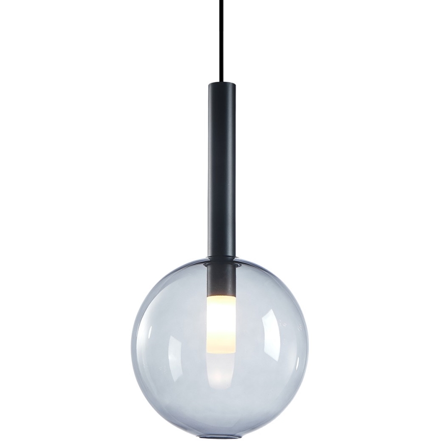 Lámpara colgante NIKO 1xG9/9W/230V diá. 20 cm negro
