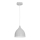 Lámpara colgante NOAK 1xE27/15W/230V gris