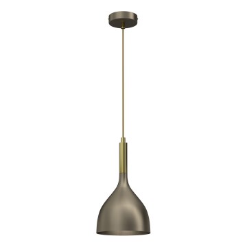 Lámpara colgante NOAK 1xE27/15W/230V latón/dorado