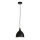 Lámpara colgante NOAK 1xE27/15W/230V negro