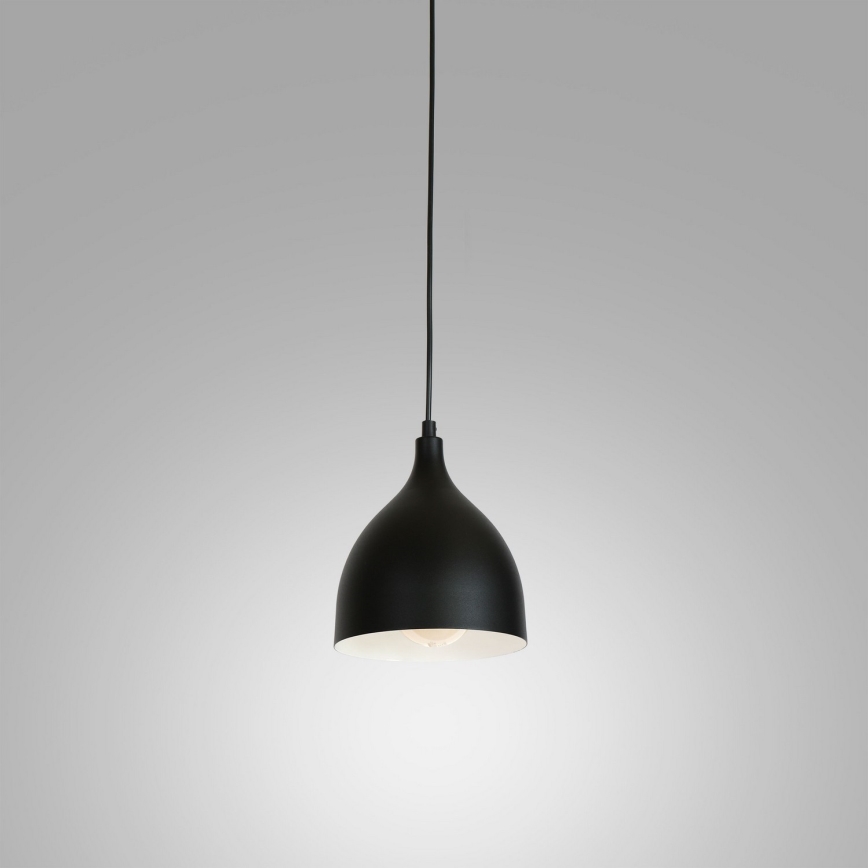 Lámpara colgante NOAK 1xE27/15W/230V negro