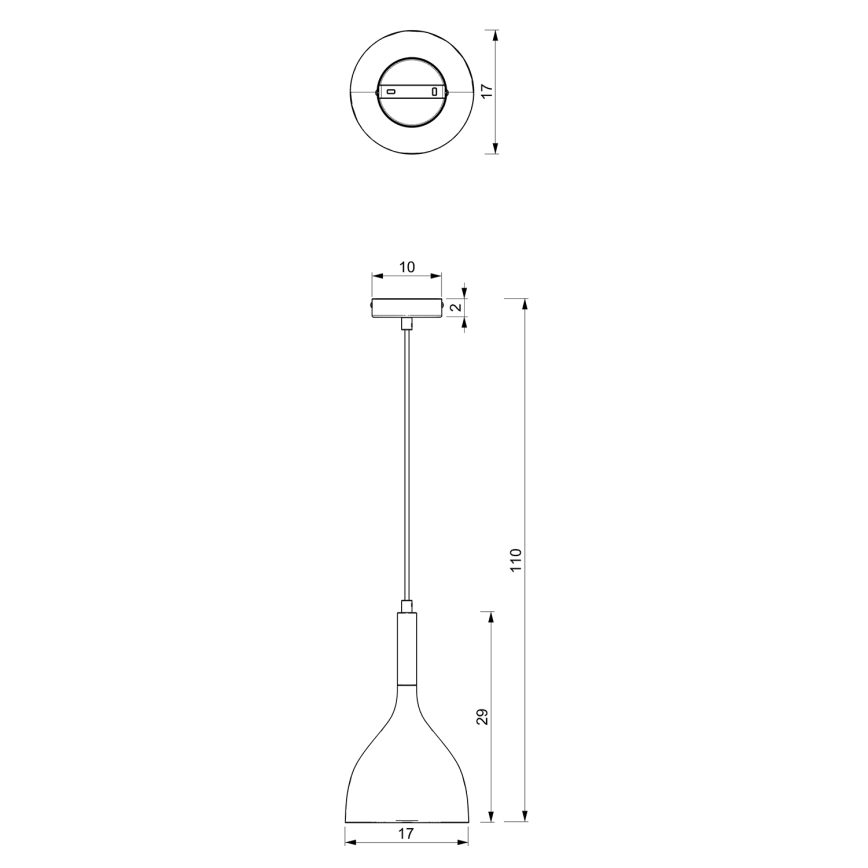 Lámpara colgante NOAK WOOD 1xE27/15W/230V blanco/haya