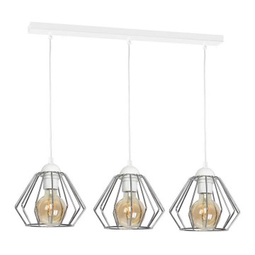 Lámpara colgante NORMAN 3xE27/60W/230V