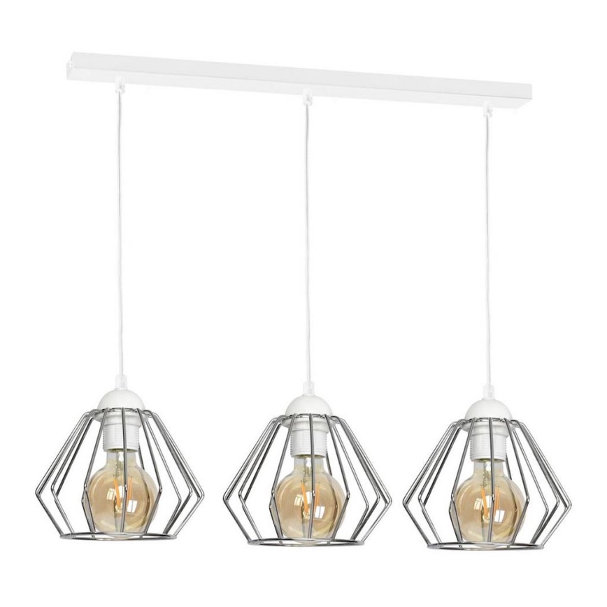 Lámpara colgante NORMAN 3xE27/60W/230V