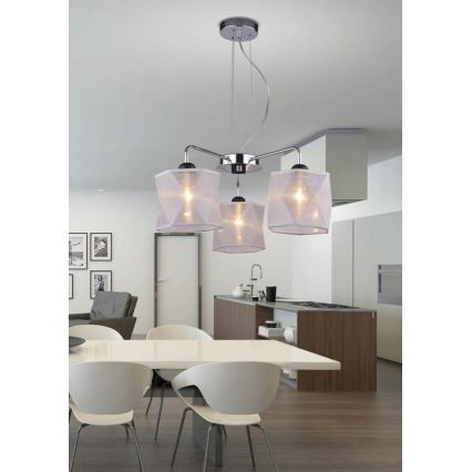 Lámpara colgante NOSJA 3xE27/40W/230V