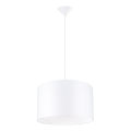 Lámpara colgante NOVA 1xE27/15W/230V diá. 40 cm blanco
