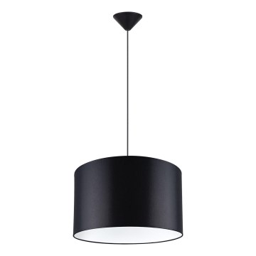 Lámpara colgante NOVA 1xE27/15W/230V diá. 40 cm negro