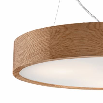 Lámpara colgante OAK 2xE27/60W/230V roble ø 37 cm