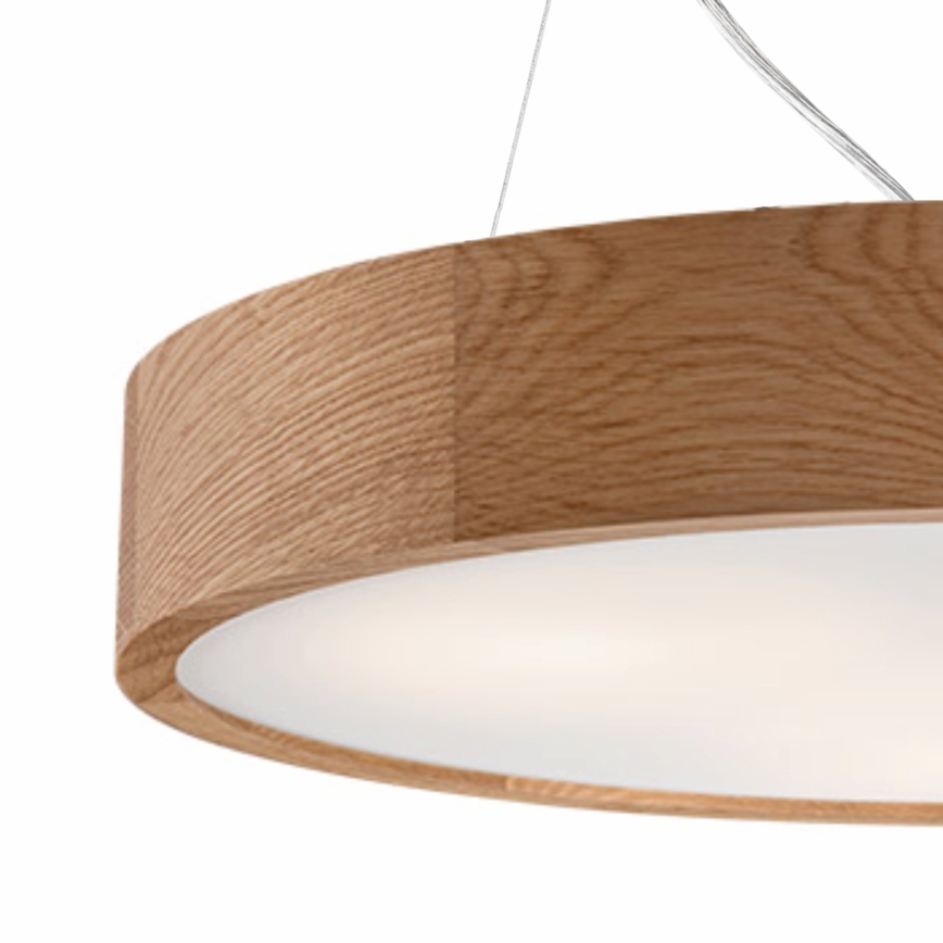 Lámpara colgante OAK 2xE27/60W/230V roble ø 37 cm