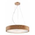 Lámpara colgante OAK 3xE27/60W/230V roble ø 47,5 cm