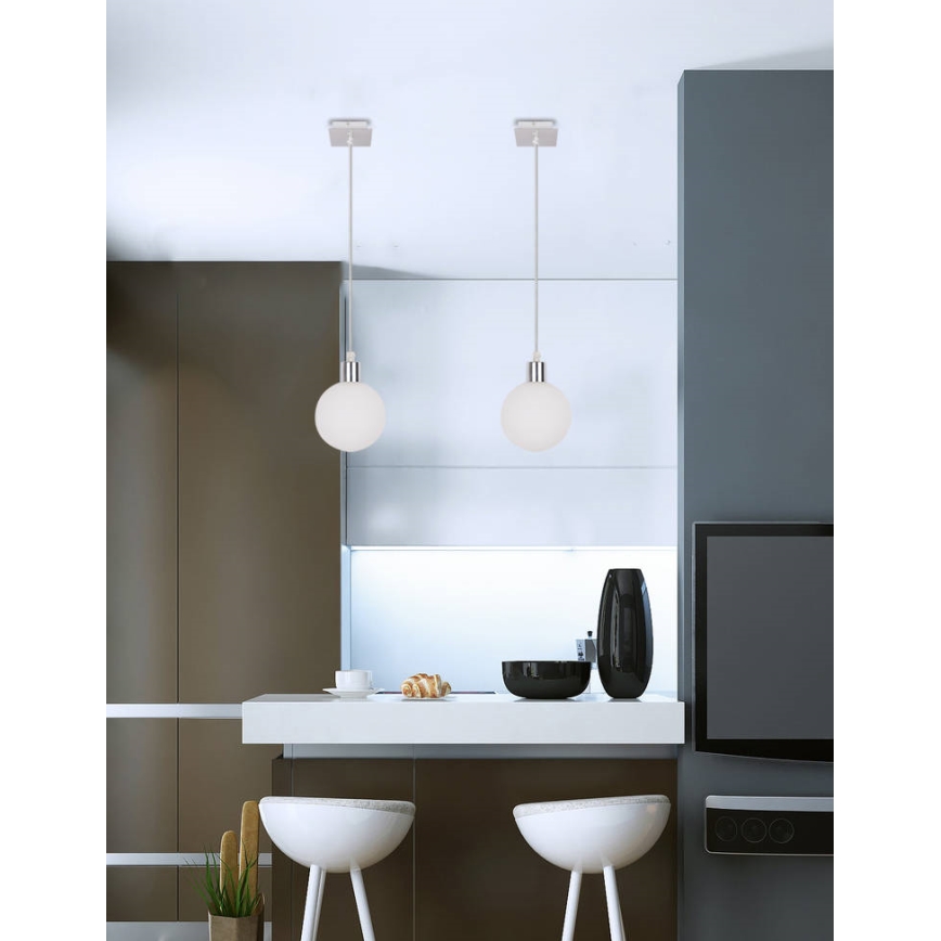 Lámpara colgante ODEN 1xG9/40W/230V diá. 12 cm